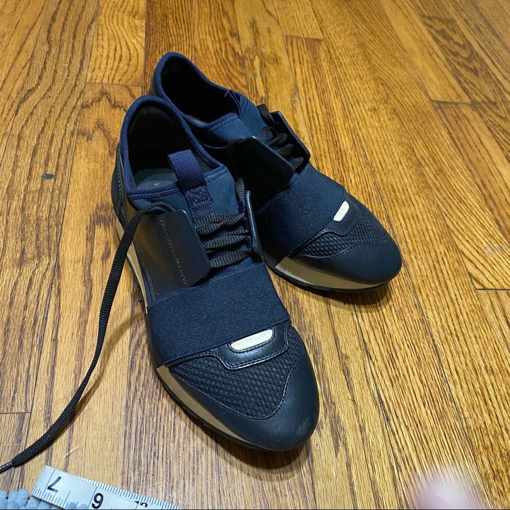 Balenciaga Leather Race Runner Sneakers size 5.5